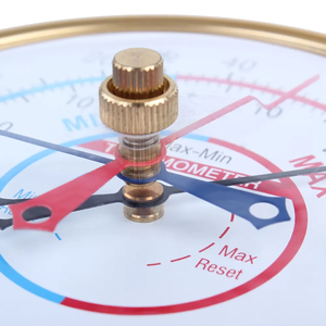 5-дюймовый аналоговый термометр для помещений и улицы с функцией максимального/минимального значения, без батареи, для дома, сада, теплицы - Product Image 4