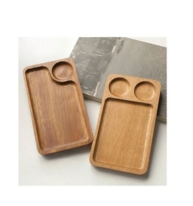 Round Double Design High Quality Kitchen Ware Tray for <b>Food</b> <b>Server</b> Hotel and Cafe Used Top Selling - Product Image 2