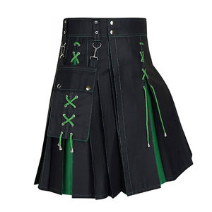 Kilts escoceses de bolsillo de nueva moda para Falda corta de hombre Kilt Práctico tradicional falda de hombre Kilt - Product Image 1