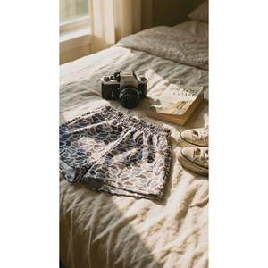 Shorts Estivi a Vita Alta con Stampa Camouflage e Materiale Traspirante in Spandex, Pantaloncini Casual con Decorazione Leopardata, Pantaloni Corti alla Moda - Product Image 3