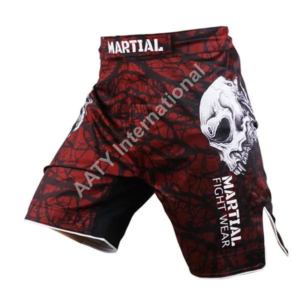Professional Manufacturer Latest Technology Slim Simple Mma Short for Fighting, Boxing Short for BJJ Gis Sublimation MMA Shorts