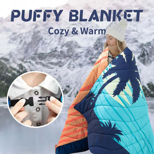 79 \ "x57 \" coperta da campeggio gonfia da esterno indossabile leggera impacchettabile per camper - Product Image 2