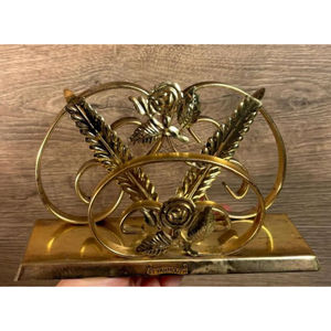 Servilletero de metal dorado de la mejor calidad, soporte de tejido, diseño fabuloso, soporte de almacenamiento de tejido para cocina y baño, al precio más barato - Product Image 2