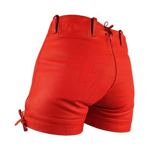 Everyday Essential Men's Solid Casual <b>Leather</b> <b>Shorts</b>-High Quality Eco-Friendly Breathable Customizable Options Active TORQSON - Product Image 5