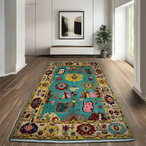 พรมทอมือขนที่มีความหนาแน่นสูงวัสดุที่ทนทานสำหรับการตกแต่งภายในที่หรูหราส่งออกจำนวนมาก - Product Image 1