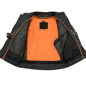 Chaqueta de moto transpirable de diseño único para hombre, de primera calidad color sólido, disponible a precio mayorista - Product Image 5