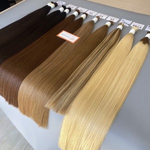 Extensiones de cabello humano virgen a granel de grado premium 100%, extensiones de cabello vietnamita crudo, precio al por mayor de fábrica - Product Image 3