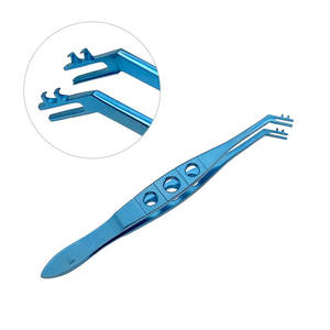 Pinzas Plegables para Lentes de Acero Inoxidable de Calidad Premium, Instrumentos Oftálmicos - Product Image 3