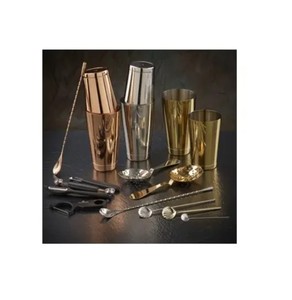 Mini shaker à cocktail en acier inoxydable personnalisé Unique 500ml Mélangeur de boissons pour bar Matériau PC argenté - Product Image 6