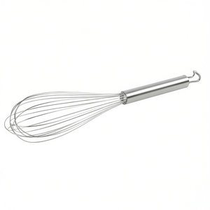 Batidor de Repostería Profesional de Acero Inoxidable de 25 cm, Cromado 1442025, para Repostería y Pastelería, Calidad Ilsa - Product Image 2