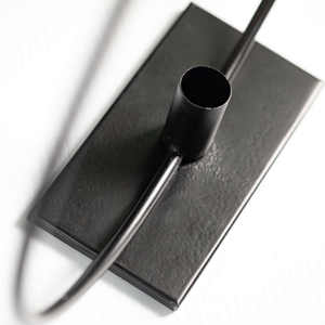 Fabricant fiable de dernière conception de bougeoir de qualité supérieure support de table en métal noir pour la maison - Product Image 2