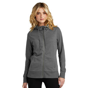 เสื้อฮู้ดแบบรูดซิปสำหรับผู้หญิงเสื้อมีฮู้ดผ้าปักลายไซส์ใหญ่พิเศษออกแบบได้ตามต้องการ - Product Image 1