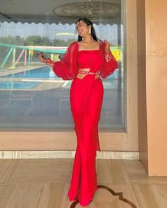NEW LUNCHING FANCY PARTY WEAR <b>SAREES</b> - Product Image 2