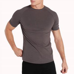 Camisetas de entrenamiento de gimnasio de manga corta personalizadas para hombre, ropa deportiva atlética de secado rápido para correr, 100% algodón con impresión Digital - Product Image 4