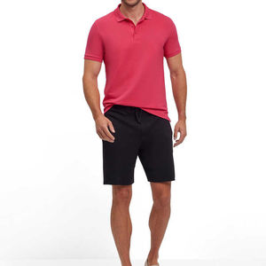 Polo T-shirt personnalisé OEM ODM 2025, coupe ajustée, coton, manches courtes, séchage rapide, grande taille, respirant, polo décontracté pour homme, tendance - Product Image 3