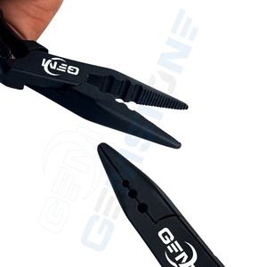 GEMSTONE ENTERPRISES Alicates Profesionales de 5 Pulgadas para Extensiones de Cabello, Herramienta de Crimpado de Anillos Micro/Nano de Acero Inoxidable Negro de 3 Orificios para - Product Image 3