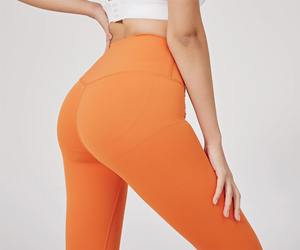 Wholesale High Quality Women's Activewear Custom High Waist Sport <b>Leggings</b> Mid Fitness Yoga Gym <b>Butt</b> <b>Lifting</b> <b>Leggings</b> Solid - Product Image 6