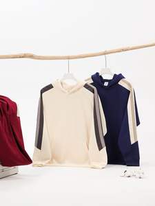 Fabricant de sweats à capuche, fourniture en gros, sweats à capuche personnalisés en polyester 100% 330 g/m², manches raglan, sweats à capuche rayés - Product Image 4