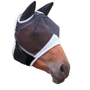 Masque de mouche de cheval avec O Oreilles Protection UV Protection contre les insectes nuisibles Masque de mouche de cheval de maille - Product Image 5