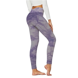 Leggings de yoga sans couture à compression à taille haute en élasthanne/nylon pour femmes avec des caractéristiques respirantes antibactériennes - Product Image 6