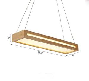 Lámpara de Techo LED Moderna, Estilo Araña, de Madera y Resina Dorada, Regulable, Impermeable IP54, Ecológica, Duradera, con Control de Botones y Altura Ajustable - Product Image 3