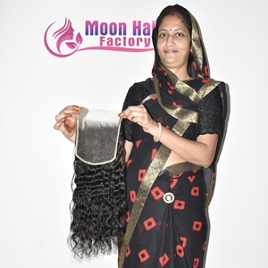 Extensions de cheveux humains indiens Remy ondulés de qualité d'exportation 100% HD, 10 à 32 pouces, texture douce et soyeuse, tissage disponible avec clips - Product Image 2