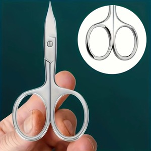 Cortaúñas de Acero Inoxidable con Cuchillas Curvas, Recorte Preciso para Cejas, Pestañas, Uñas y Pies, Diseño Ergonómico, Tijeras para Uñas - Product Image 6