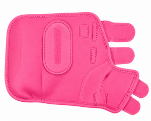 Protège-jambes pour chevaux Tough Tack en microfibre rose avec semelle Hex Grip pour l'équitation 2026 - Product Image 4