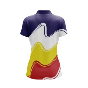 เสื้อโปโลสำหรับผู้หญิงเสื้อโปโลสำหรับใส่ทำงานพิมพ์ลายการออกแบบ XXL XXXL - Product Image 2