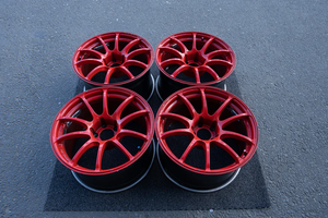 Rcsr Volk <span class=keywords><strong>ZE40</strong></span>แข่งรถ HYPER RED ADVAN rsiii ปลอมแปลงตาข่ายอะลูมิเนียมอัลลอย ET15 130มม. สำหรับรถ Audi - Product Image 3