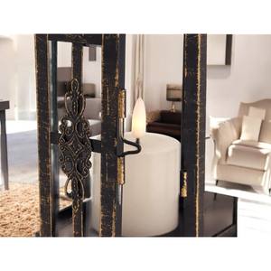 Juego de 2 Faroles de Bronce y Vidrio para Ramadán, Transforman los Espacios Ordinarios en Santuarios de Serenidad y Recuerdo - Product Image 5