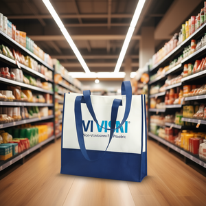 Sacs fourre-tout promotionnels en tissu non tissé personnalisés VIVI pour les acheteurs de marchandises - Product Image 3