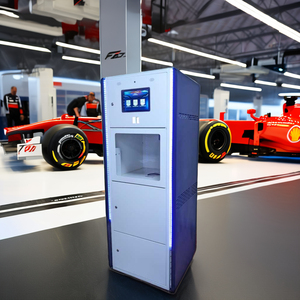 Nueva máquina expendedora de cascos comercial de EE. UU. Nueva niebla atomizada eléctrica Bobina de metal Dry Flash Casco Equipo de limpieza - Product Image 3