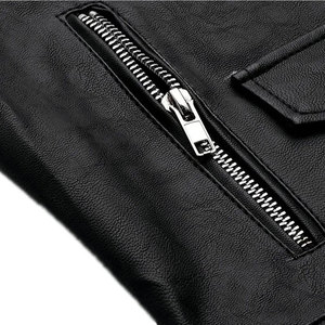 Chaqueta de cuero para mujer de alta calidad para otoño e invierno, abrigos de manga larga para invierno, chaqueta de cuero personalizada al mejor precio para mujer - Product Image 6