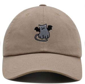 Gorras de Béisbol Unisex de 6 Paneles con Bordado de Gatos, Gorras Deportivas de Algodón - Product Image 1