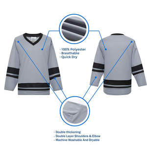 Maillot de hockey sur glace de qualité supérieure, prix de gros, dernier design, meilleure arrivée, vêtements de sport d'équipe, logo personnalisé, maillot de hockey sur glace - Product Image 5