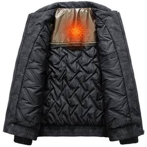 Veste à revers rétro américaine chauffante de qualité supérieure OEM, manteau d'hiver pour homme, style automne, taille plus, coupe ample, coupe-vent, vêtement d'extérieur épais - Product Image 3