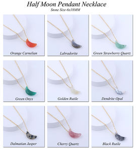 จี้สร้อยคอหินออบซิเดียนเกล็ดหิมะขนาดเล็กเคลือบเงาสีเหลืองทองโซ่สายเคเบิลสร้อยคอปรับเข็มได้ - Product Image 3