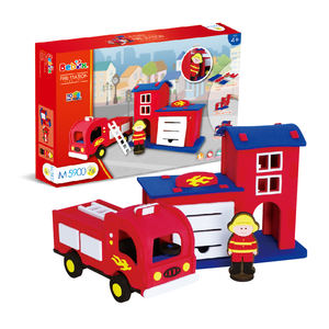 Hot Selling <b>Fire</b> <b>Station</b> Play Set Multicolor EVA Foam 3D Jigsaw DIY Educational <b>Toy</b> Safety Certified 51-100 Pieces for 5 7 Years - Product Image 1
