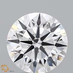 Diamantes cultivados en laboratorio blancos redondos IGI 3,31 CT Diamante de laboratorio suelto G VS1 para anillo de compromiso o fabricación de joyas - Product Image 1