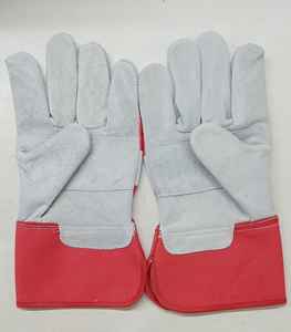 Gants d'hiver en cuir de vachette de haute qualité pour hommes Gants de travail robustes en cuir de vachette canadien de qualité AB Protection des aliments Résistance à l'usure - Product Image 1