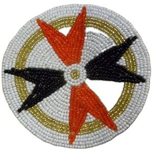 BTC 05 Emerald Green Beaded Tieback by Indian Diamond Export - Product Image 1