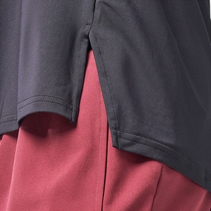 เสื้อกล้ามออกกำลังกายผู้ชาย คุณภาพสูง แห้งเร็ว สำหรับวิ่ง ฟิตเนส ผ้าไนลอนผสมสแปนเด็กซ์ สีพื้น ขายส่ง - Product Image 2