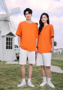 Latest Solid Color Round Neck T-shirt Wrinkle-resistant and Shrinkage-resistant T-shirt for <b>Both</b> Men and Women T-shirt for men - Product Image 6