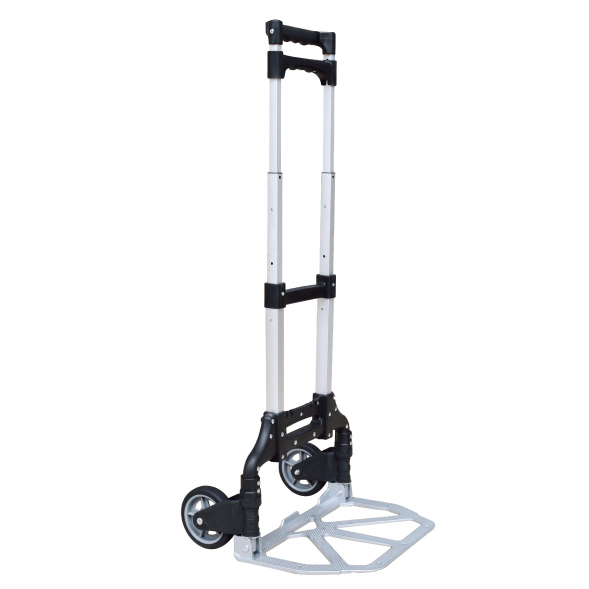 Легкая тележка для покупок с платформой из алюминия