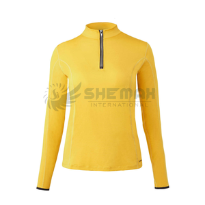 Chemise de cyclisme pour femme à compression extensible dans quatre directions, avec doublure thermique, évacuation de l'humidité et maintien de la chaleur, pour une flexibilité optimale - Product Image 1