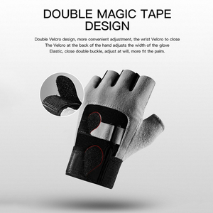 Men and Women Half-Finger Breathable Fitness Gloves Non-Slip Weightlifting Gym Sports Gear for Bodybuilding <b>Dumbbell</b> Workout - Product Image 4