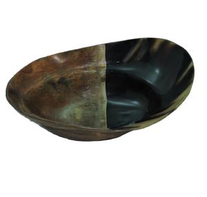 Tazón Hecho a Mano con Cuerno de Búfalo Natural, Acabado Transparente, Pulido, para Servir Masa, para Uso en el Hogar, Hoteles y Restaurantes - Product Image 1