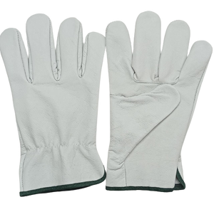 Gants de travail en cuir de grain de buffle naturel Gants de sécurité pour la conduite industrielle avec protection des mains à usage alimentaire - Product Image 5