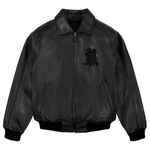 Zipper Full Sleeves Men Fashion Leather <b>Jacket</b> Durable Men Fashion Leather <b>Jacket</b> - Product Image 4